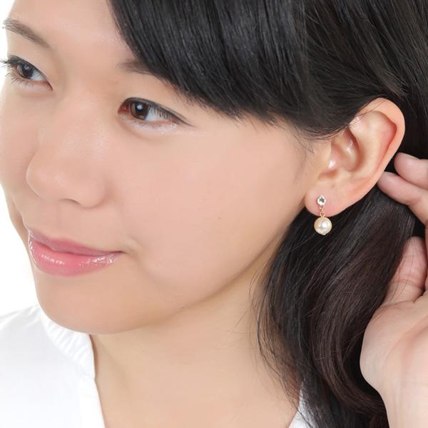 イヤリング パール 卒業式 痛くない フォーマル 揺れる 40代 50代 貼るピアス |  | 08