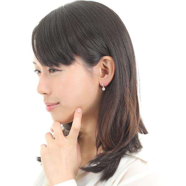 イヤリング 痛くない 揺れる 50代 40代 上品 結婚式 貼るピアス |  | 05