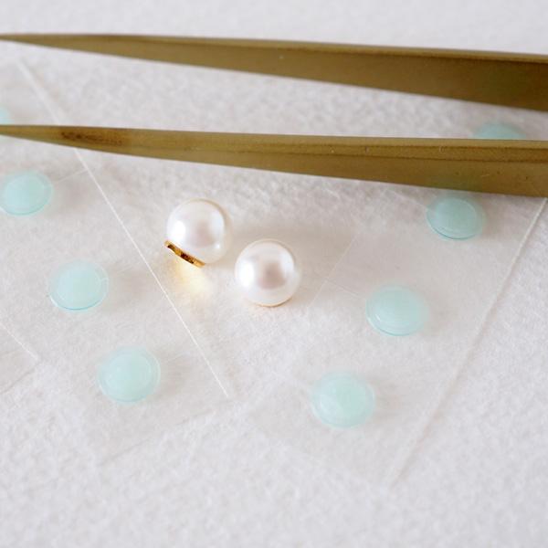 イヤリング 痛くない パール 50代 40代 ノンホール 貼るピアス |  | 02