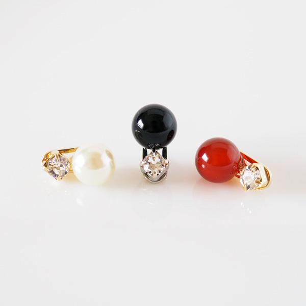 貼るピアス 天然石 スワロフスキー イヤリング 痛くない おしゃれ 40代 50代 30代 |  | 05