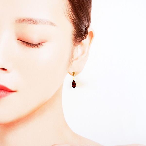貼るピアス イヤリング スワロフスキー 痛くない 冬 50代 40代 30代 |  | 05