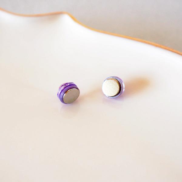 イヤリング 天然石 痛くない シンプル 上品 一粒 50代 貼るピアス |  | 04