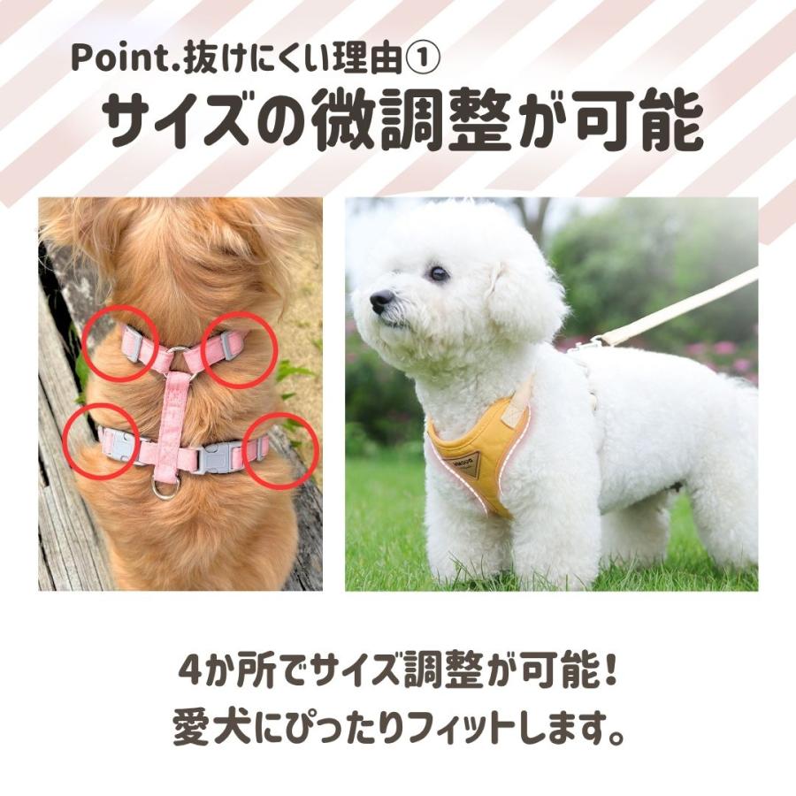 チワワ 小型犬 犬 ハーネス 超小型犬 胴輪 リード セット 負担が少ない
