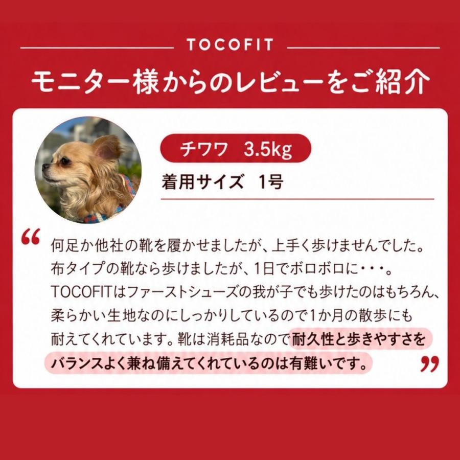 【新商品】TOCOFIT 犬 靴 犬の靴 犬用靴 ドッグシューズ 歩きやすい 脱げにくい 履かせやすい 柔らかい 肉球保護 軽量メッシュ 小型犬 滑り止め チワワ |  | 02