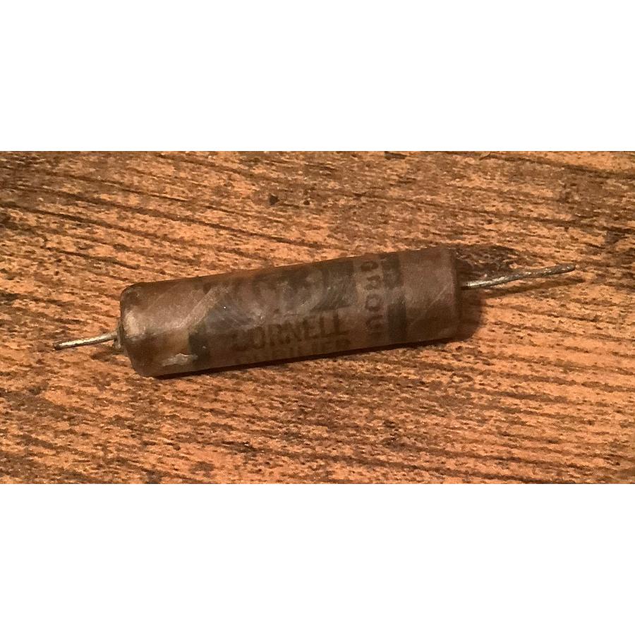 ビンテージ Cornell Cub Wax .02 400v コンデンサ 超レア (ハム/P90)(在庫1)の画像