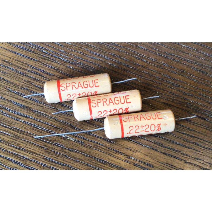 sprague black beauty他 ビンテージ Sprague Black Beauty .22 100v コンデンサ 3個セット