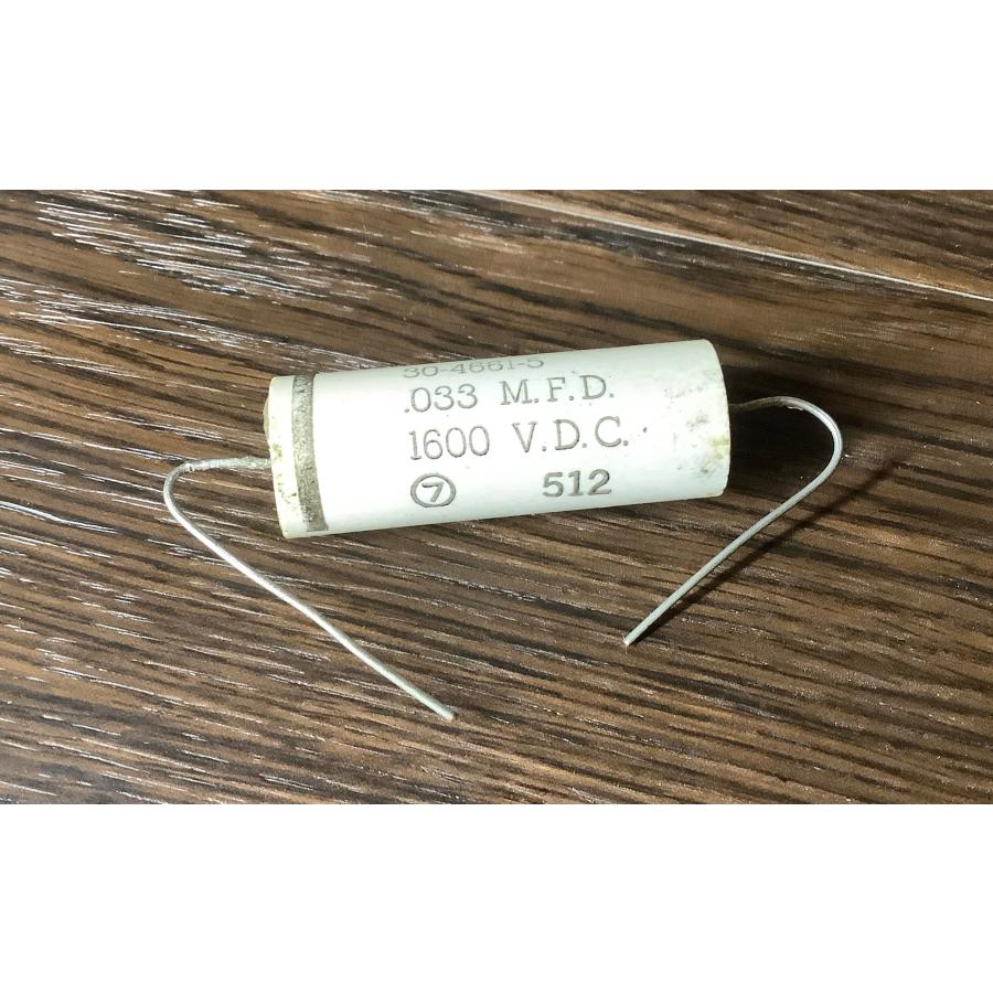 ビンテージ Cornell PB .033 1600v コンデンサ 新品 Budroc (ハム/P90