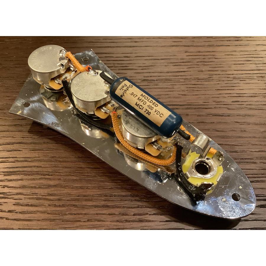 最強 Jazz Bass アッセンブリ/ビンテージ Ajax Blue Molded コンデンサ