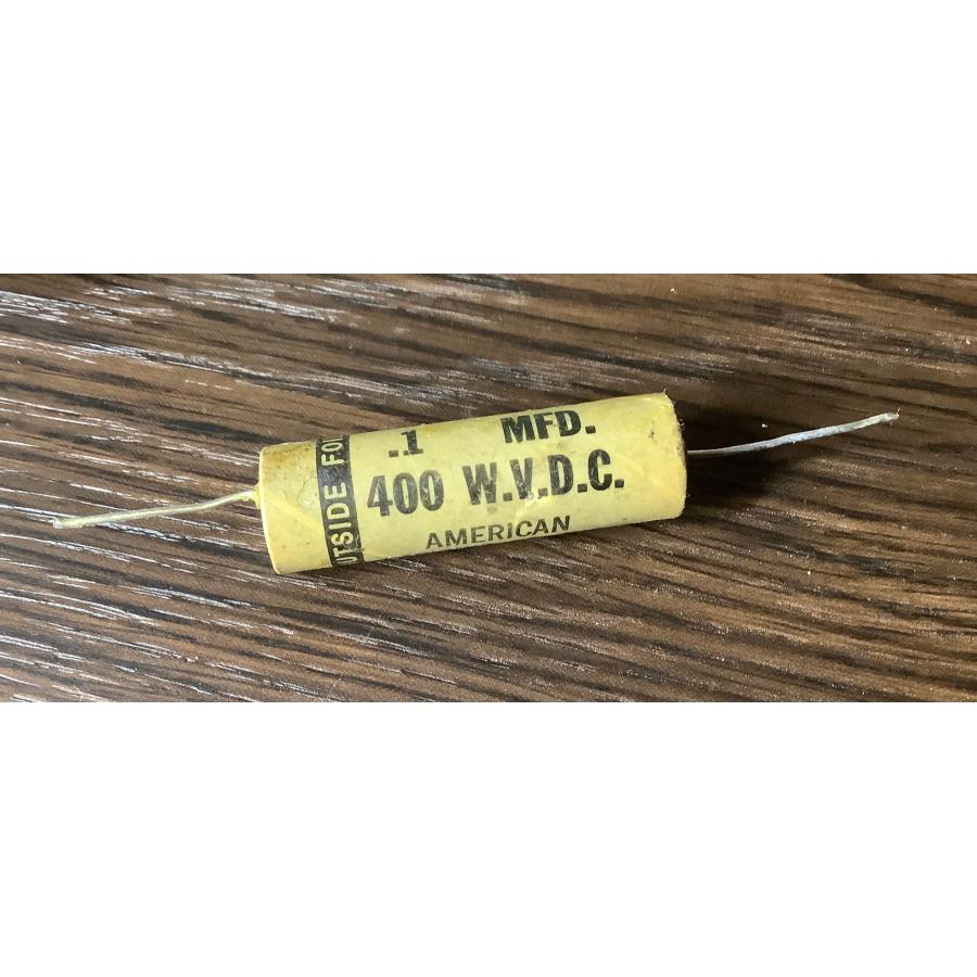 ビンテージ American Radionic .1 400v Wax コンデンサ (シングル/.1シングル)(在庫2) : Pulse ...