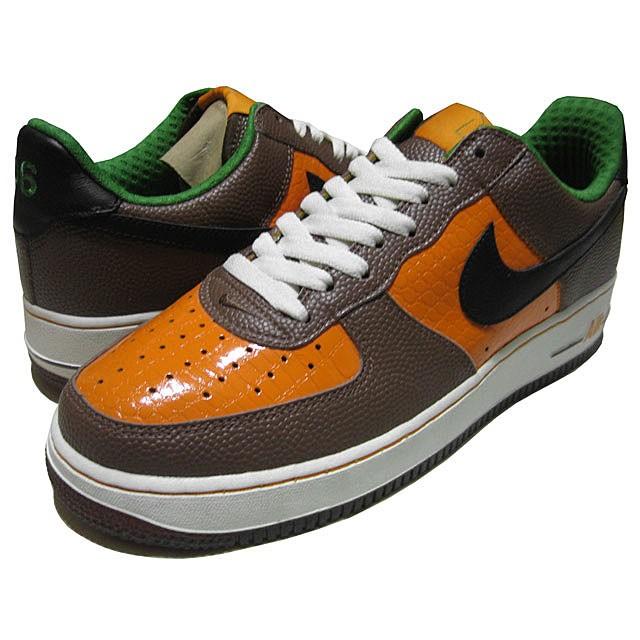 312945-801 限定カラー NIKE AIR FORCE 1 LOW PREMIUM  ナイキ エアフォース1  SHOCK ORANGE/BLACK-BISON｜pulse-world｜02