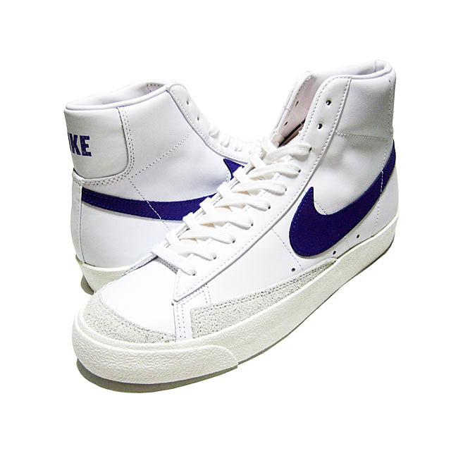 BQ6806-105 限定カラー NIKE BLAZER MID '77 VNTG ナイキ ブレーザー ミッド WHITE/VOLTAGE PURPLE-SAIL｜pulse-world｜02