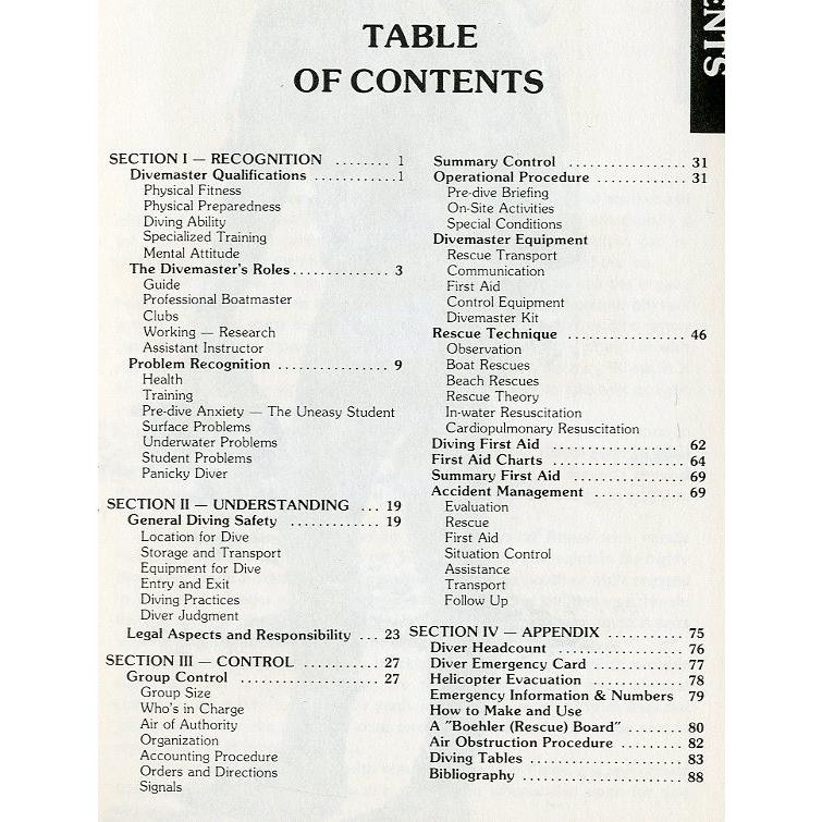 THE DIVEMASTER  MANUAL2  ＜送料無料＞ |  | 01