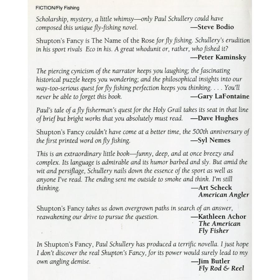 [英語]  「Shupton's Fancy」A Tale of the Fly-Fishing Obsession |  | 01