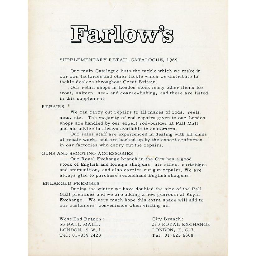 [英語] Farlow's CATALOGUE 1969 |  | 04