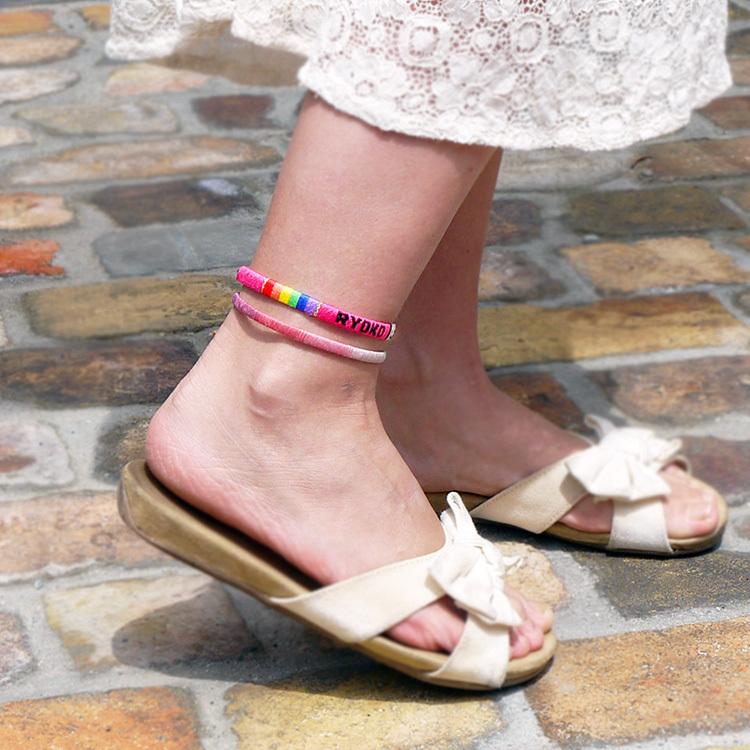 アンクレット メンズ ミサンガ 足首 足用 ボタンタイプ 取外し可能 つけるだけでこなれた雰囲気 ペア お揃い にも Om An S プルセイラ屋 通販 Yahoo ショッピング