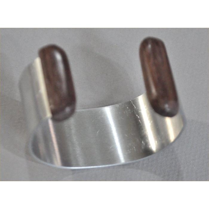 ナンタケットバスケット用の本紫檀（ローズウッド）のアルミバングル３１ｍｍ幅 |  | 02