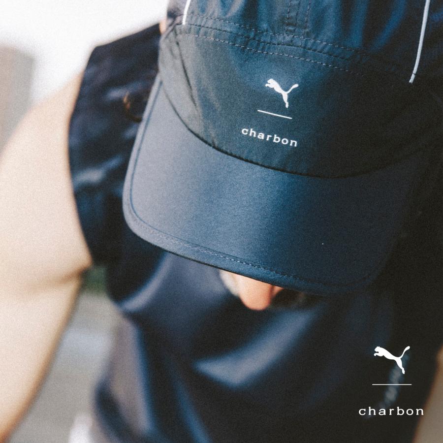 ウォーキング・ランニングウェア charbon LIMONTA NYLON MESH CAP Black ウォーキング・ランニングウェア charbon 5 PANEL RUNNIG CAP 5 PANEL