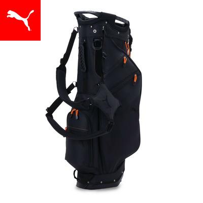 プーマゴルフ　【新品】 カラートリム　スタンドキャディーバック カラートリム スタンドキャディバッグ プーマブラック 091932 [9inch