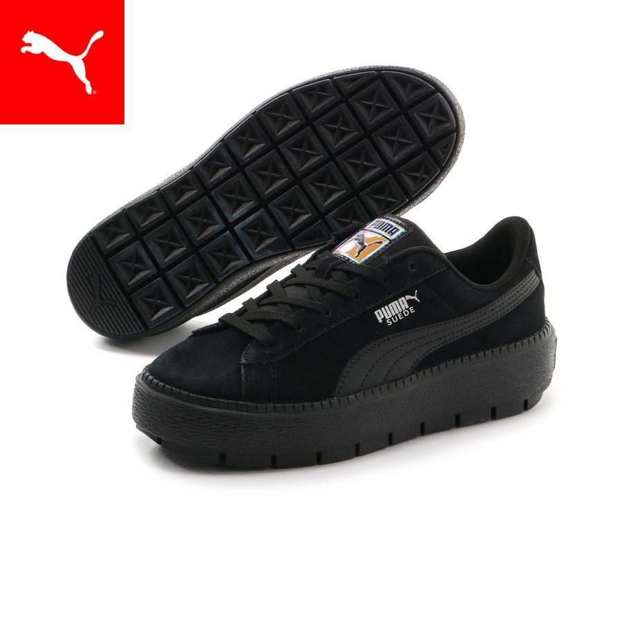 2 7 全品15倍最大48倍 プーマレディース スニーカー Puma スウェード プラットフォーム トレース ライト ウィメンズ スニーカー 年春夏新作 ss プーマ公式オンラインストア 通販 Paypayモール