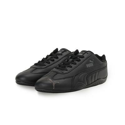 スピードキャット黒 PUMA ユニセックス スピードキャット フルレザー スニーカー