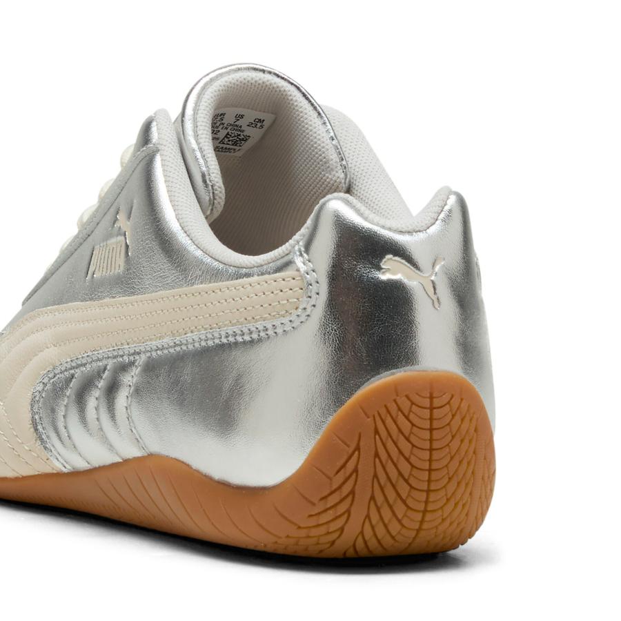 【公式】 プーマ PUMA ウィメンズ スピードキャット シルバー スニーカー レディース ファッション 薄底 ロープロファイル 定番の画像