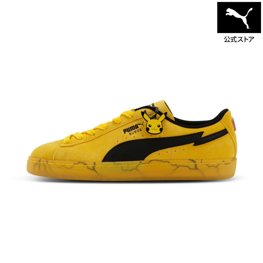 【公式】プーマ PUMA ユニセックス PUMA x ポケモン ピカチュウ スウェード スニーカー メンズ レディース サイズ交換可能