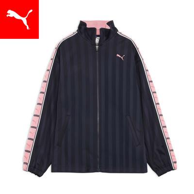 プーマ(PUMA)トレーニング シャドウ ストライプ ニット ジャケット 527754 71 NVY(Men’s) PUMA（プーマ） メンズ トレーニング シャドウ ストライプ ニット