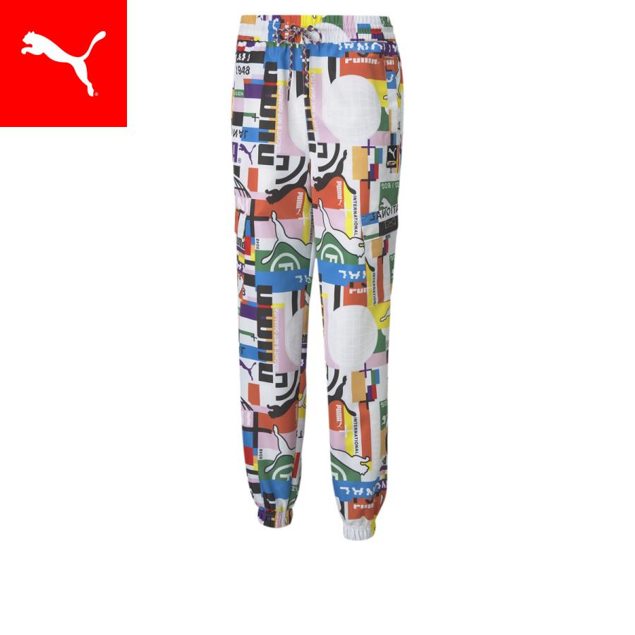 4 11 15倍 最大45倍 プーマ レディース パンツ Puma Puma International Aop ウーブン トラック パンツ ウィメンズ プーマ公式オンラインストア 通販 Paypayモール