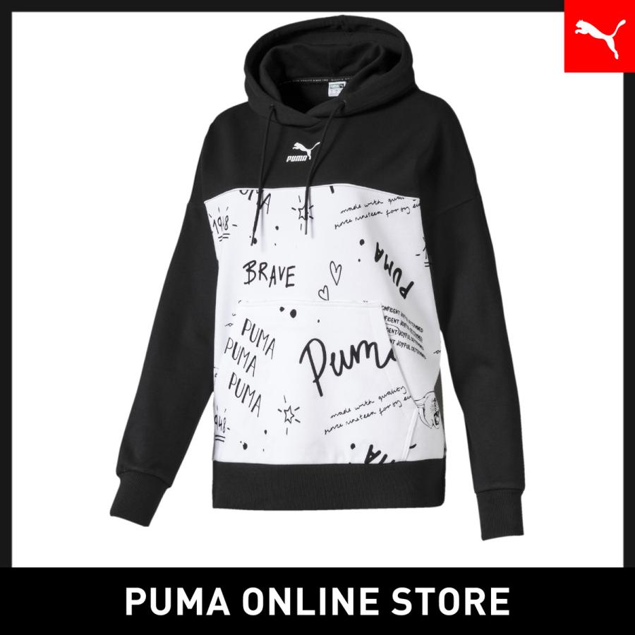 10 24 25 最大32倍 プーマ Puma Classics Aop ウィメンズ ロゴフーディ レディース トップス パーカー 19年秋冬新作 19fh プーマ公式オンラインストア 通販 Paypayモール
