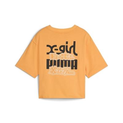 『25,26日ボーナスストア最大20倍』プーマ レディース Tシャツ PUMA ウィメンズ PUMA x X-girl グラフィック 半袖 Tシャツ｜puma｜02