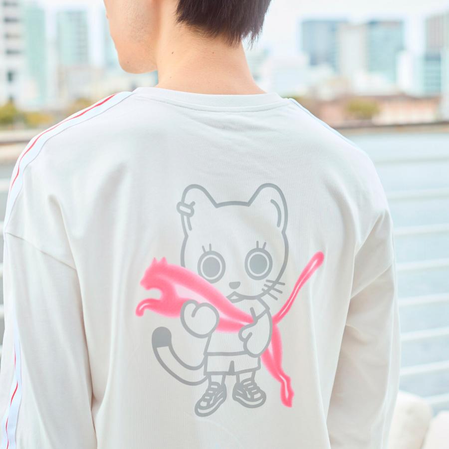 PUMA（プーマ） ユニセックス NEKO-san FP MX 長袖 Tシャツ : プーマ