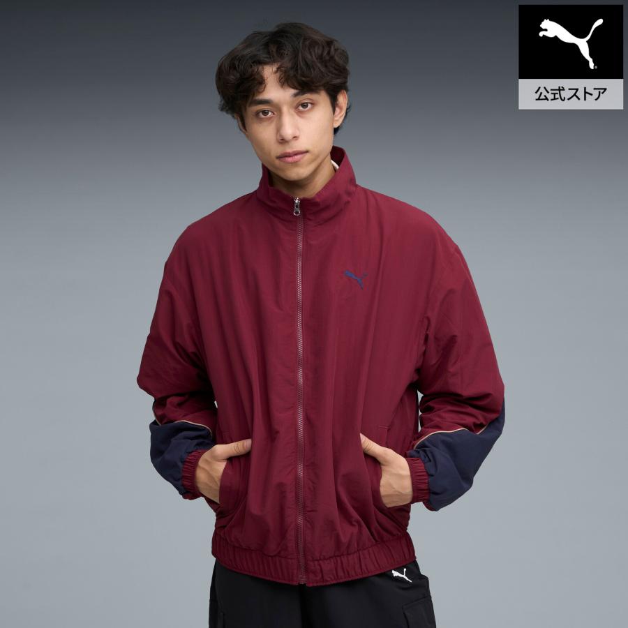 【新品タグ付き】プーマ CORE HERITAGE ジャケット メンズ S 赤紺 PUMA（プーマ） 『27日‐7月1日20倍』【公式】 メンズ CORE HERITAGE