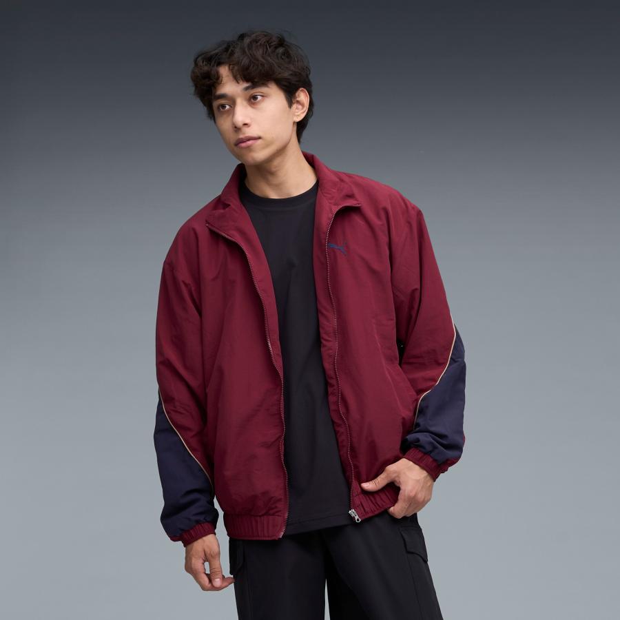 【新品タグ付き】プーマ CORE HERITAGE ジャケット メンズ S 赤紺 PUMA（プーマ） 『27日‐7月1日20倍』【公式】 メンズ CORE HERITAGE
