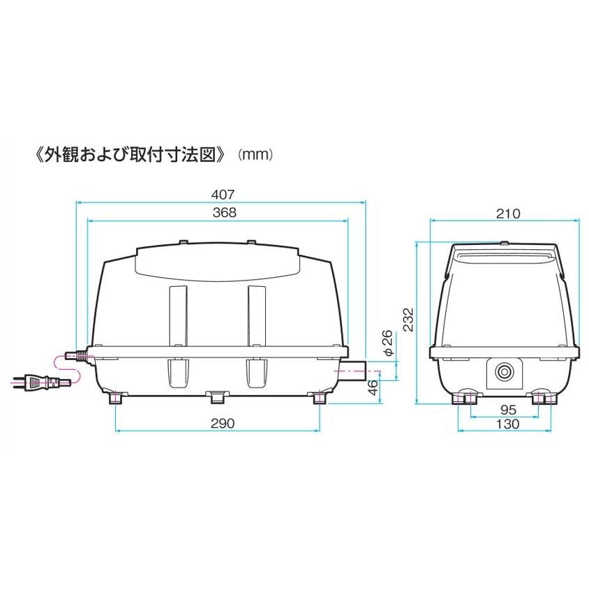 LA-100 エアーポンプ ＬＡ−１００ メドーコンプレッサ 日東工器 １年保証付　送料無料 |  | 03