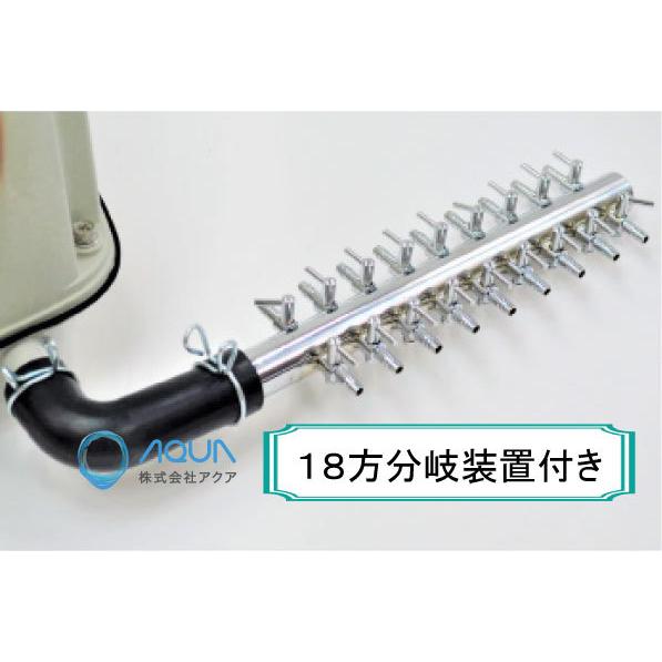 LA-30C（１８方分岐装置付き） エアーポンプ ＬＡ−３０Ｃ メドーコンプレッサ 日東工器 １年保証付　送料無料_3