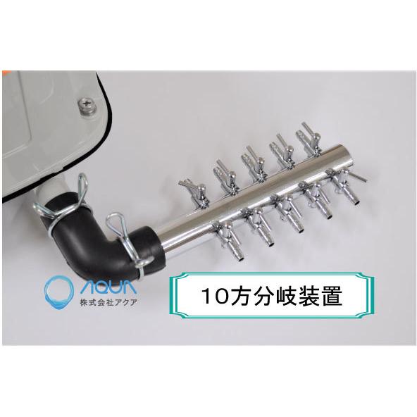 LA-40C（１０方分岐装置付き） エアーポンプ ＬＡ−４０C メドーコンプレッサ 日東工器 １年保証付　送料無料_1