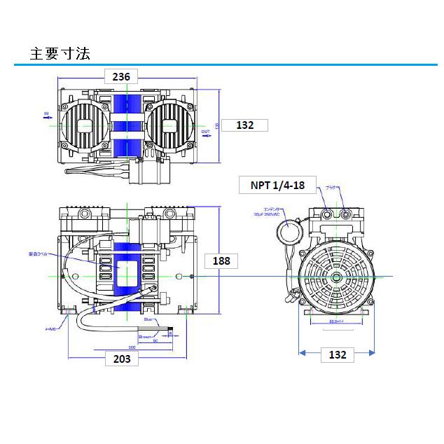 小型エアーコンプレッサー　ZW400E2　AC100V　オイルレス　送料無料　お買い上げ日から1年間保証 |  | 09