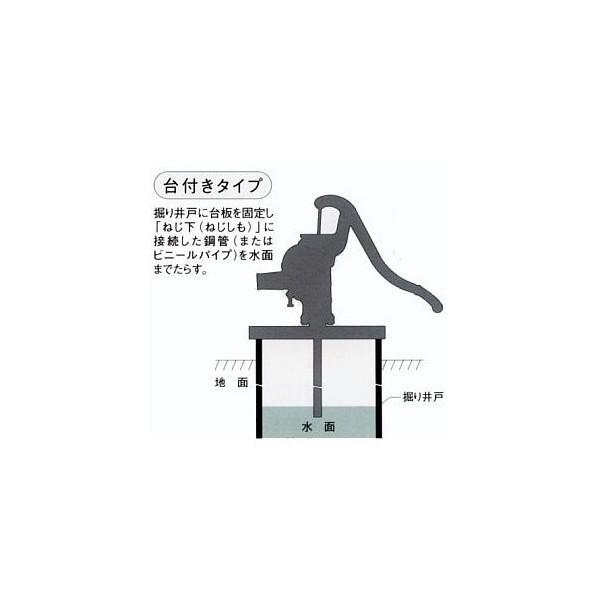 手押しポンプ　プラ玉ピストン　木台付き仕様　堀井戸用　TOBO東邦工業 Ｔ３２ＰＤＦ　_1