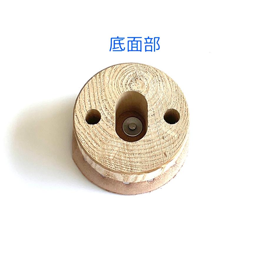 32サイズ用 木玉皮付 手押しポンプ部品 3個セット : ぽんぷ源之助二