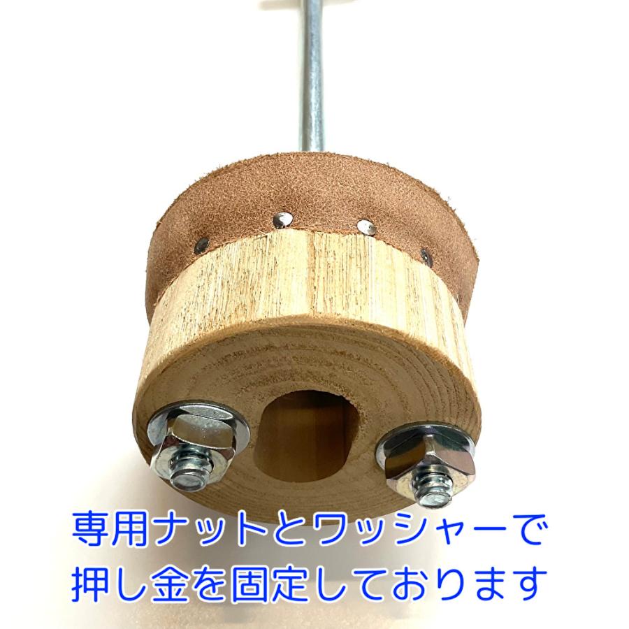 手押しポンプ交換用部品 木玉ピストン一式(小栓ボルト、ナット 手押しポンプ交換用部品 木玉ピストン一式(小栓ボルト、ナット