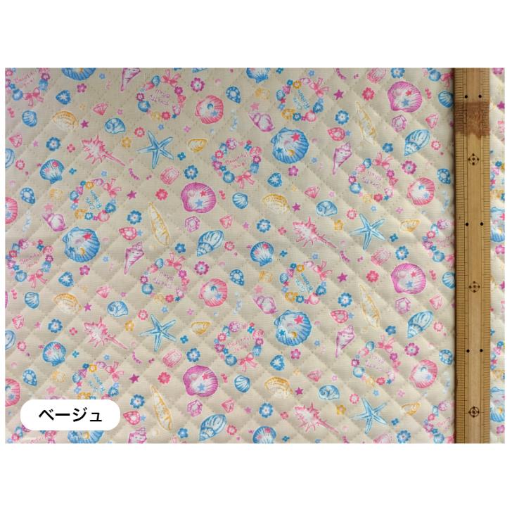 【当店オリジナル♪５０ｃｍカットキルト】 【PrettyShellシェル☆キルト】 2023/入園入学/通園バッグ/巾着 女の子/レッスンバッグ/シューズケース｜pumpkin-shop｜02