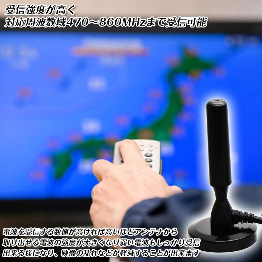 Chibiclover 受信感度を大幅に上げる 小型ロッドアンテナ 車載 地デジ F型端子 ケーブル 1 4m S フクモトストア 通販 Yahoo ショッピング
