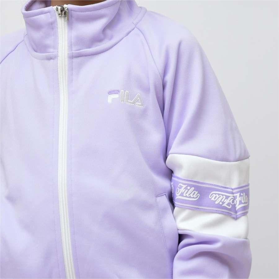 fira フィラ　セットアップ　XL　パープル FILA（フィラ） ジャージ 上下セット 送料無料 キッズ トレーニング