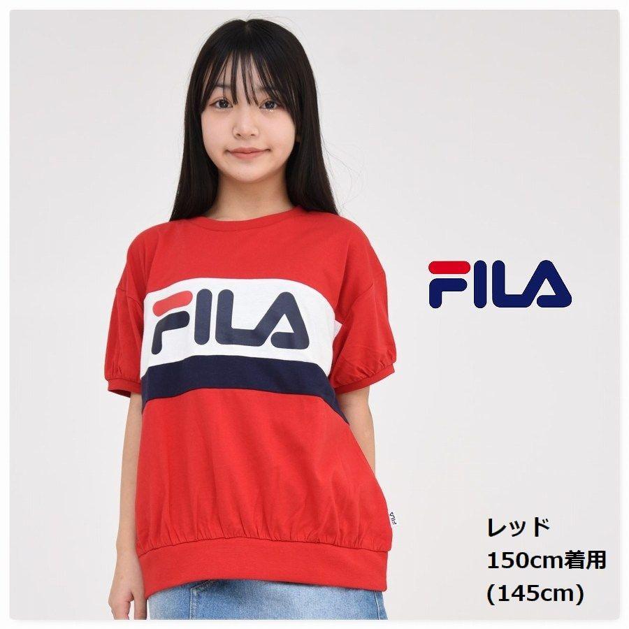 子供服 女の子  FILA 半袖 Tシャツ ビッグロゴ 通学 フィラ  小学生 中学生 ガールズ 夏 春 秋 ジュニア｜punahele｜05