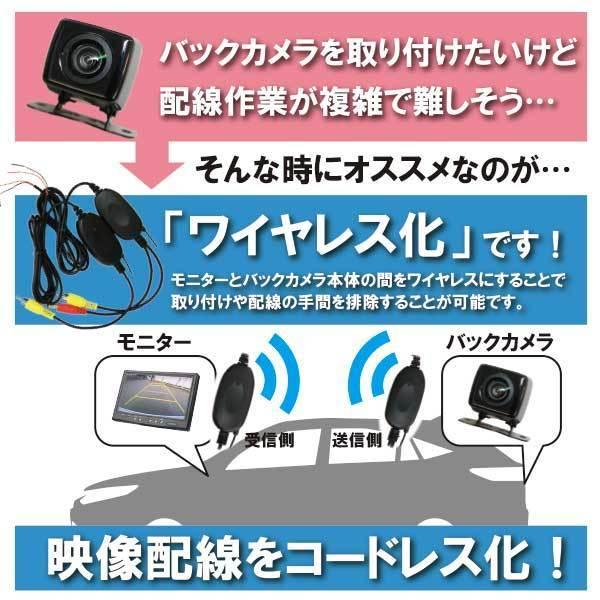 A5-171 ワイヤレスバックカメラキット　10.1インチHD ワイヤレストランスミッター ワイヤレスキット バックカメラ モニター