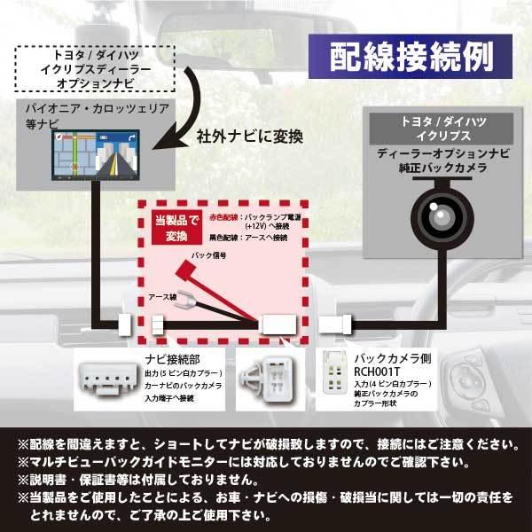 トヨタ純正バックカメラ サイバーナビ リアカメラ バックカメラ 変換
