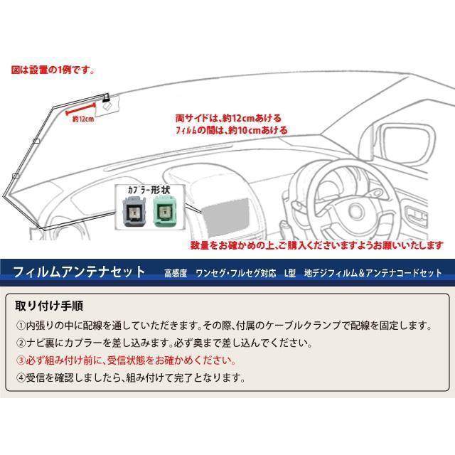 イクリプス DTVF01 互換品 GPS一体型 地デジアンテナワンセグセット
