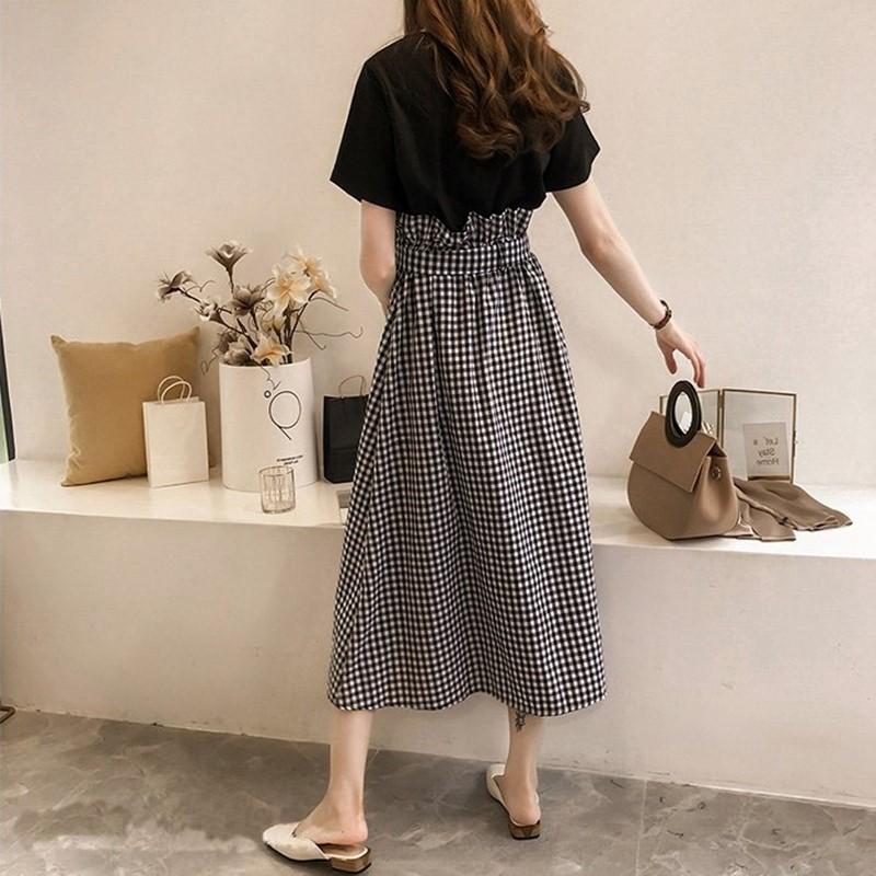 大きいサイズ レディース セットアップ シャツ スカート ワンピース XL 