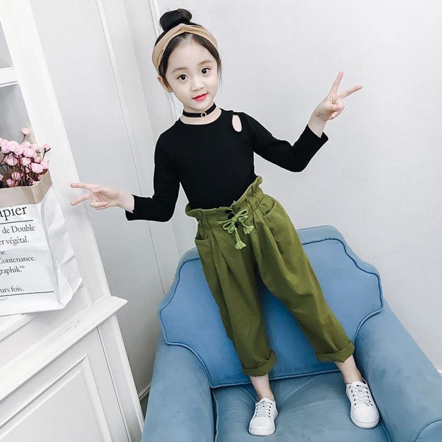 子供服 ティーンズ セットアップ 上下2点セット 女の子 秋冬 長袖