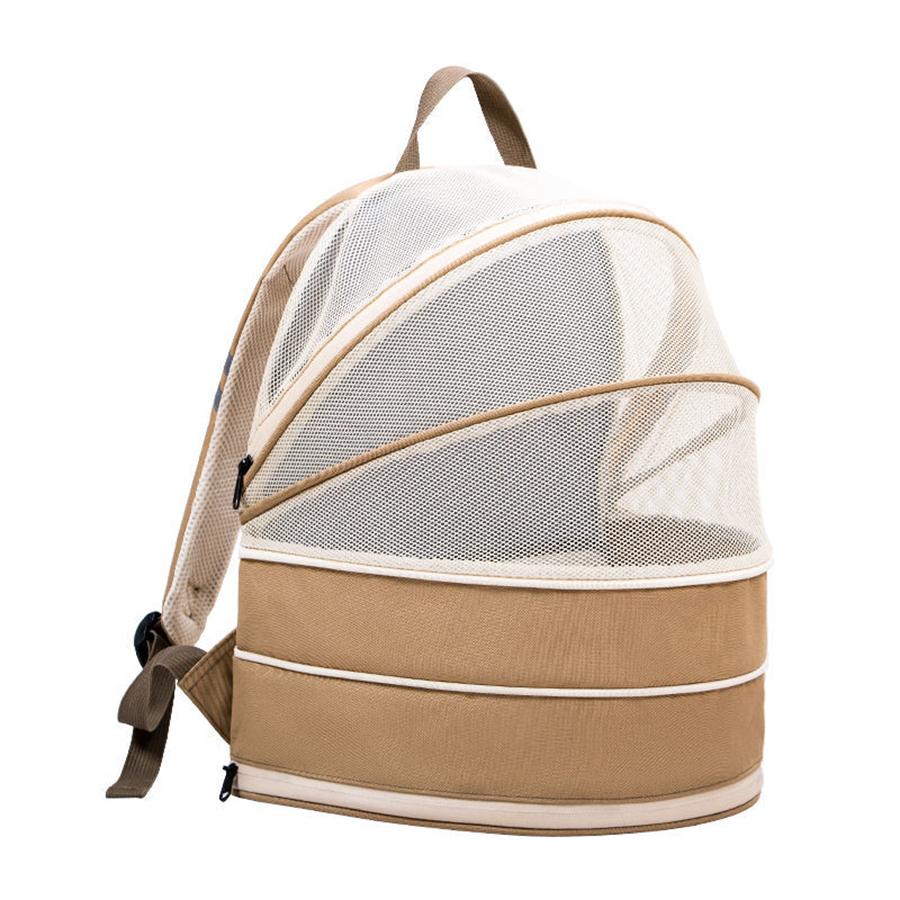 ペットキャリー バッグ 伸縮自在 リュック ケース ゲージ メッシュ 猫